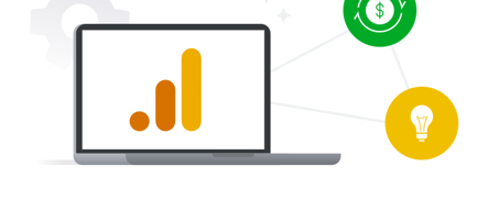 An infographic taken from Google Analytic's home page