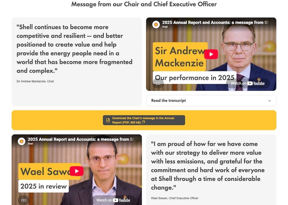 Shell Annual Report