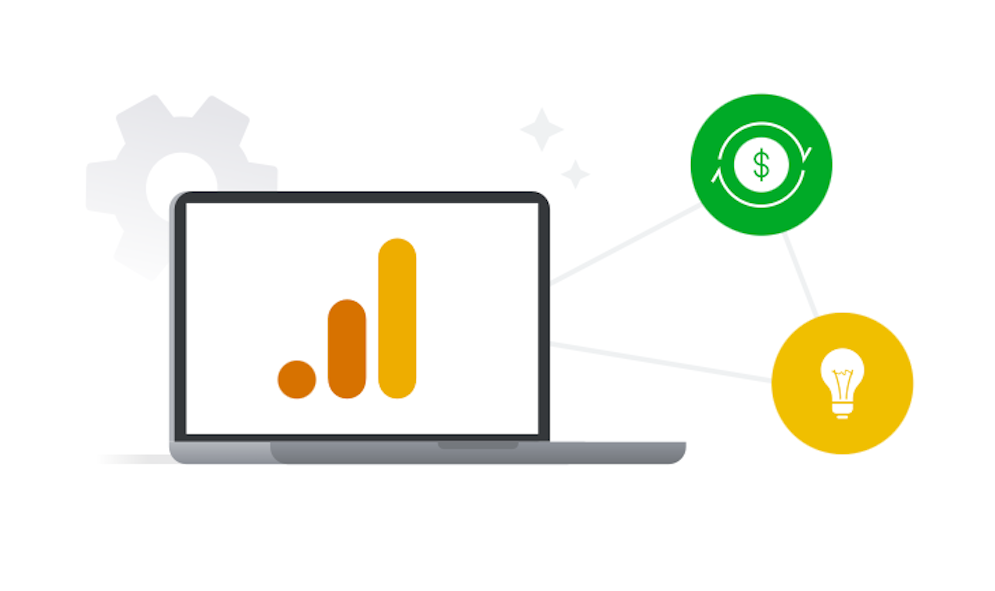 An infographic taken from Google Analytic's home page