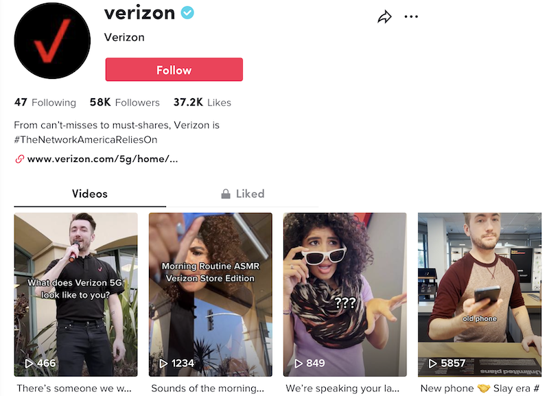 Verizontiktok